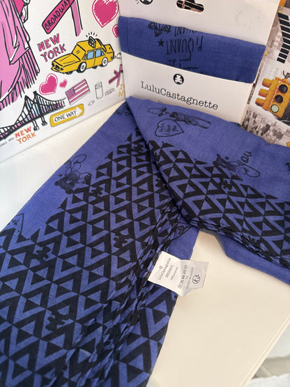 Foulard LULUCASTAGNETTE