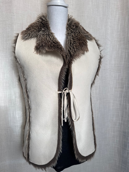 Veste fausse fourrure